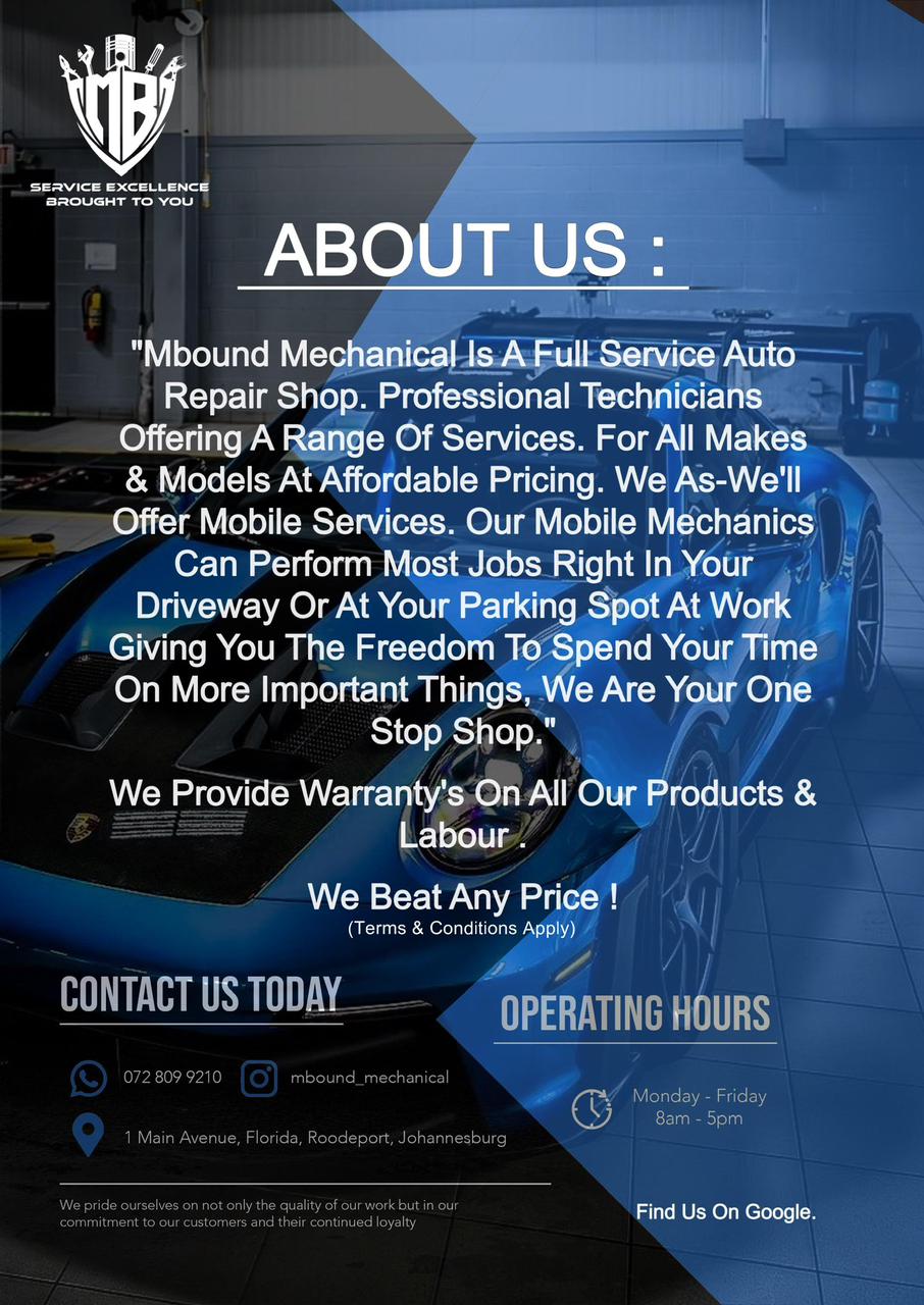 Mbound Mechanical Workshop